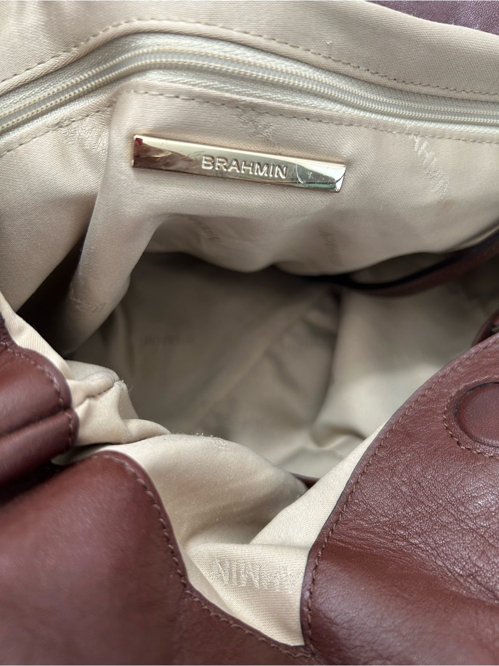 Brahmin Renata Haiku Collection Tote Pecan - Picture 6 of 14